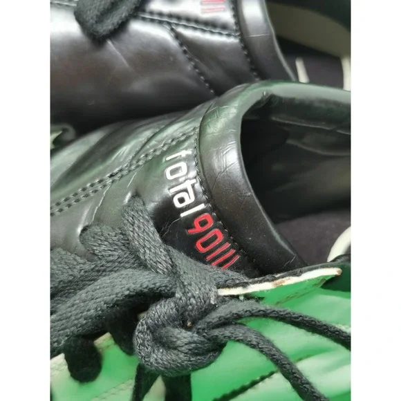 Nike Total 90 Air Zoom III Cleats Silver Black Size 10.5 Boots Soccer 308231-103